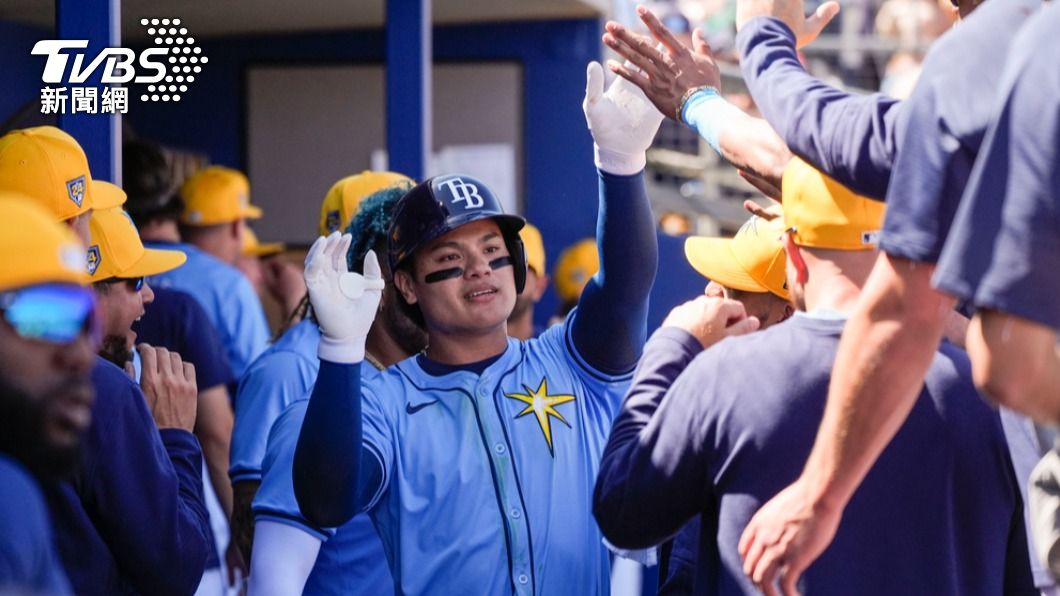 MLB/熱身賽首打席開轟!張育成「表白光芒」:喜歡這裡的文化