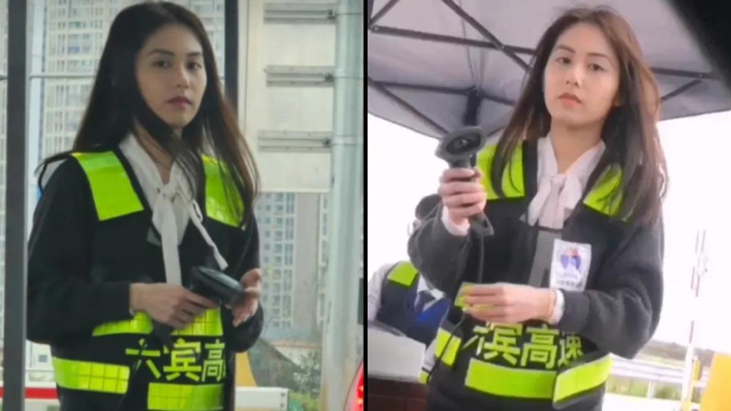 公路驚見天使!陸正妹收費員「神似王祖賢」 駕駛塞車看到暈