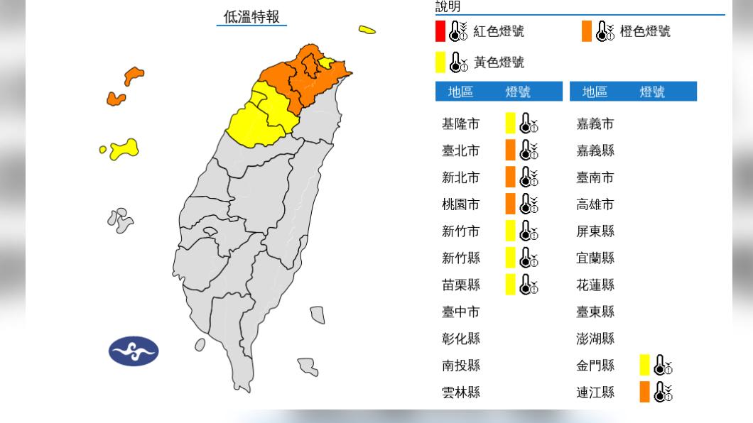 今晨最低溫苗栗三灣10.3度 明回暖晴到多雲週五又變天