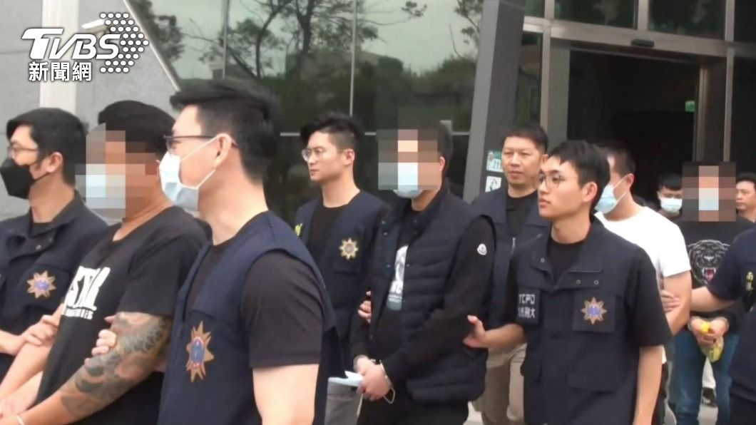 竹聯幫弘仁會林姓大哥等6人被移送法辦。(圖/TVBS)