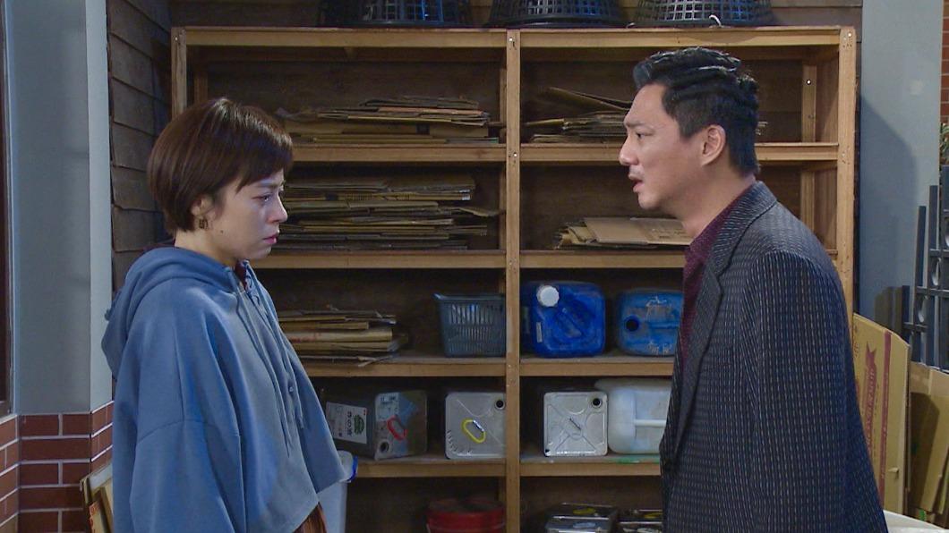 藍葦華找到親生女王瞳,雙方演技逼哭觀眾。(圖/民視提供)