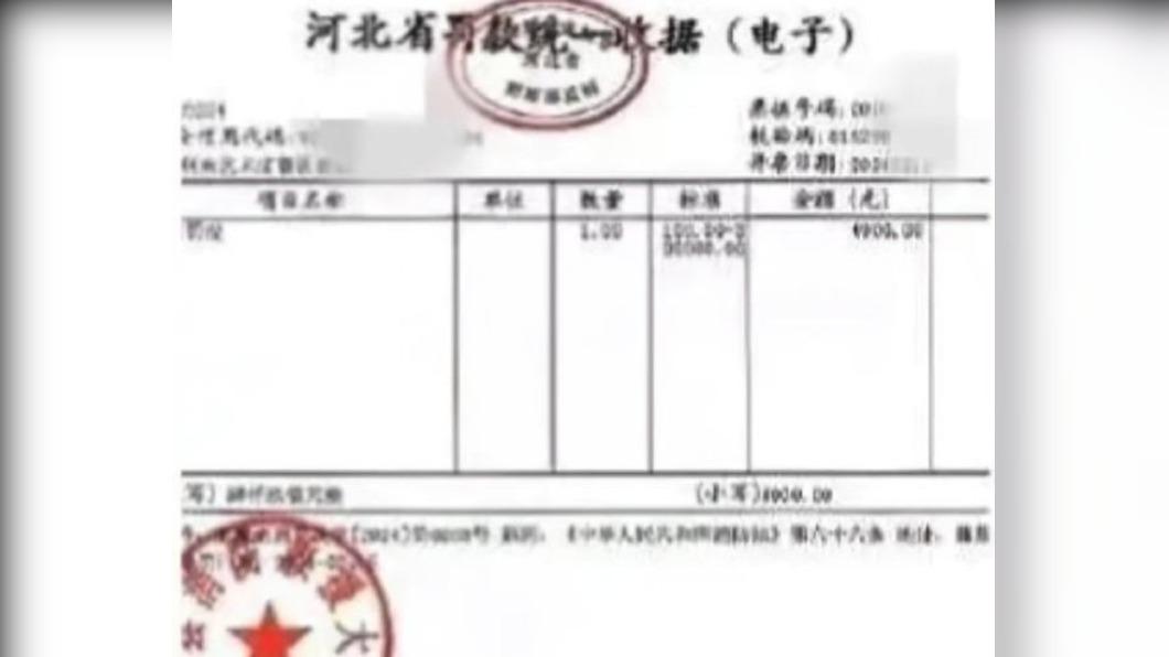 王姓消防隊長除了吃霸王餐,還開出4600人民幣的罰單。(圖/翻攝自微博@尛茗銅學)