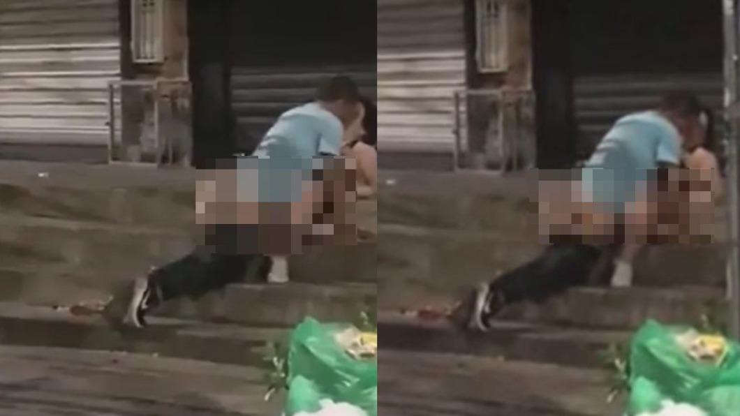 馬路旁驚見活春宮!情侶「上下交疊」超忘情 火辣影片瘋傳