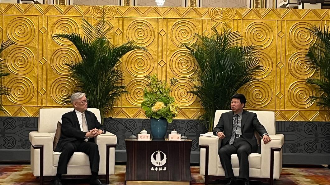 會晤國台辦宋濤 夏立言談金廈衝突:兩岸當局應自制避免緊張