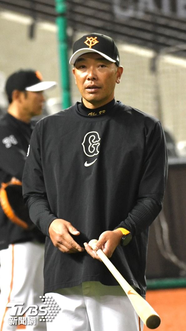 讀賣巨人監督阿部慎之助。(圖/胡瑞麒攝)