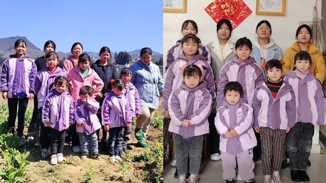 貴州夫妻17年生9女1男！　大姊高三考大學、最幼弟才3歲多