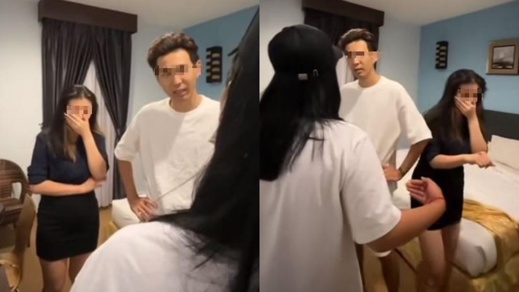 星國妻挺大肚抓姦!摩鐵直擊「夫偷吃女同事」 遭反嗆:玩她而已