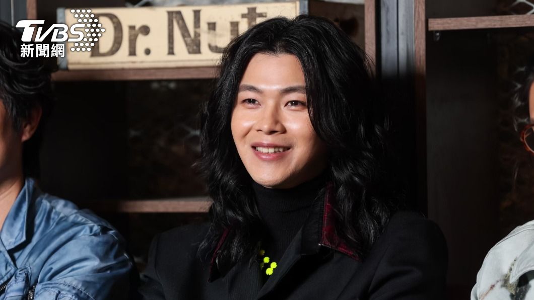 聖皓曾被拍到嘴角受傷的照片,他表示是被貓咪抓傷。(圖/趙世平攝)