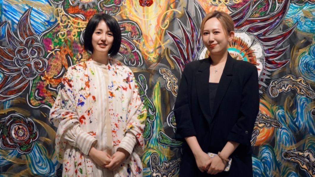 電商女帝嚇壞!朝聖小松美羽個展「畫作是活的」 想收藏得等5年