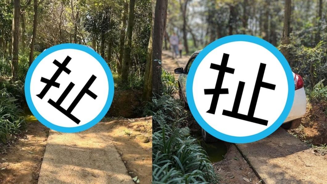 又是導航的錯?小客車卡死「登山步道」 網狠吐:駕照燒一燒