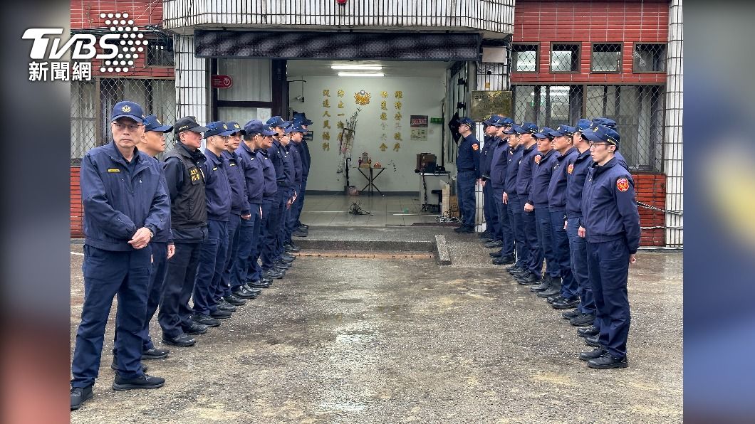 基隆24歲警枉死值班台。(圖/林意筑攝)
