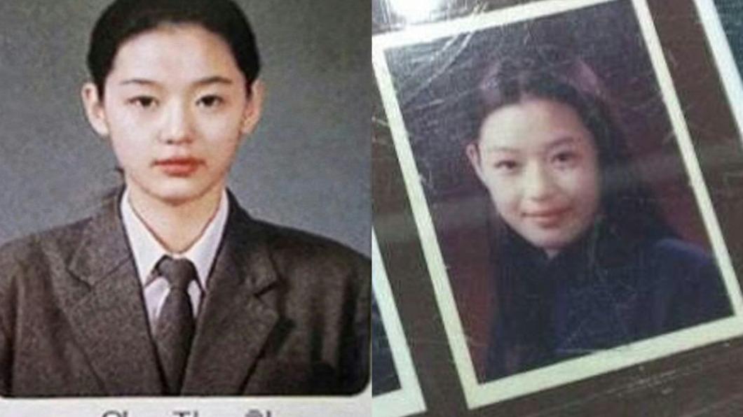全智賢少年時期曝光。(圖/翻攝自微博)