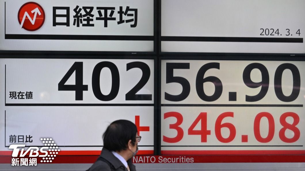 日經指數史上首次突破4萬點大關! 今年已漲逾6500點