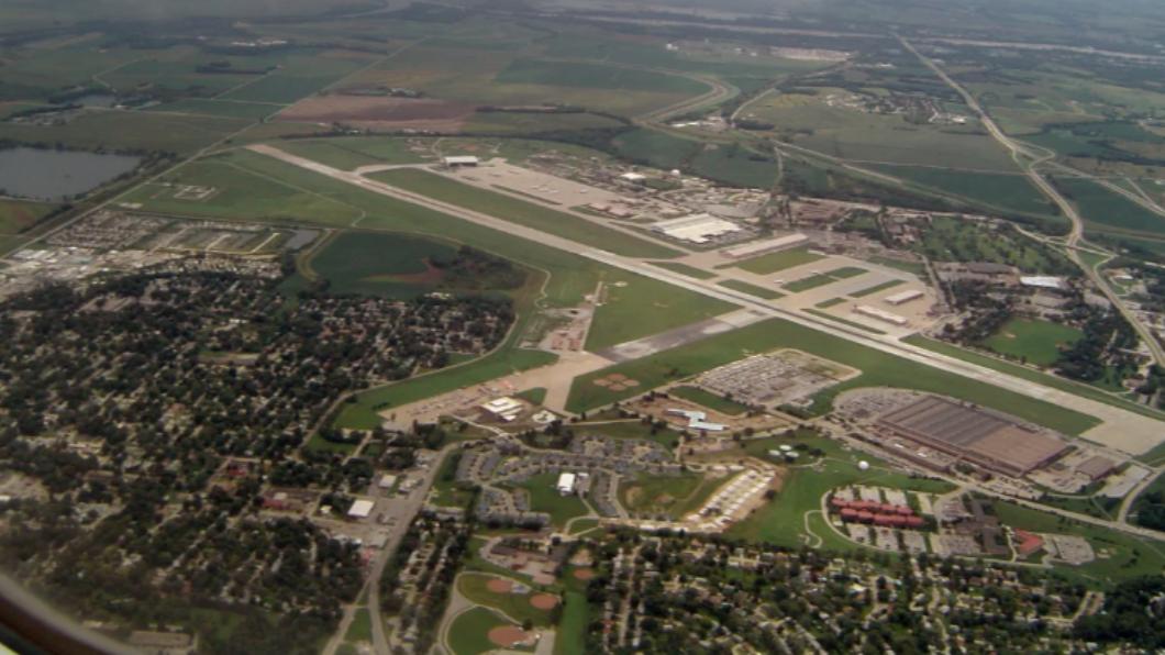 奧法特空軍基地(Offutt Air Force Base)。(圖/翻攝自《CNN》)
