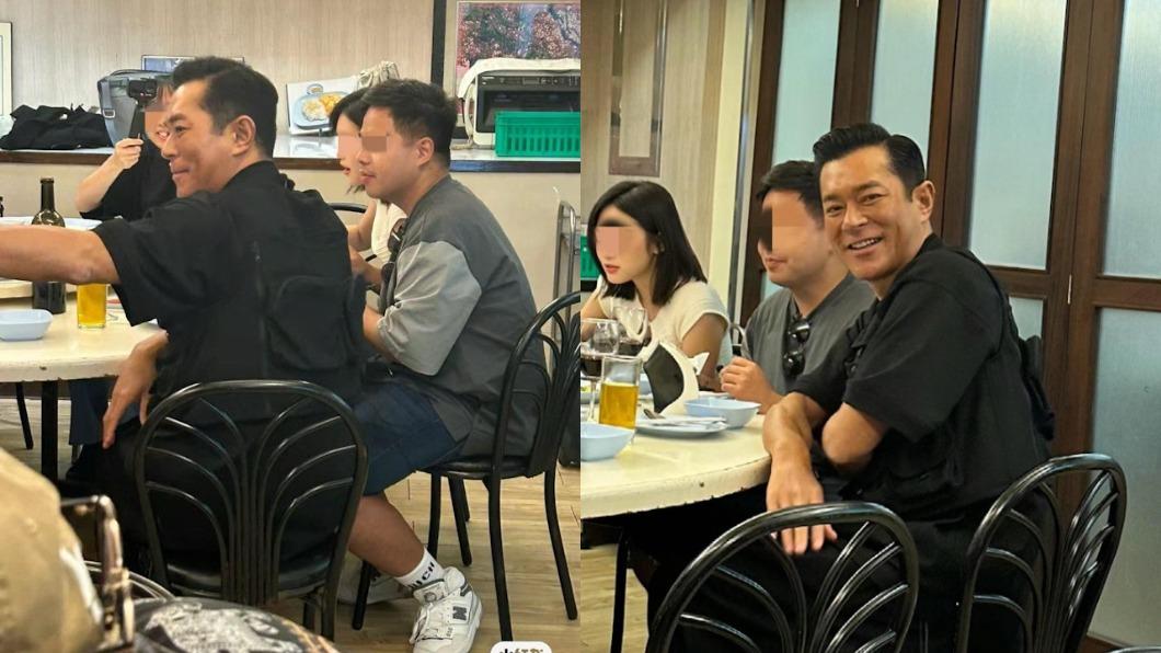 網友在泰國餐廳偶遇古天樂。(圖/翻攝自小紅書)