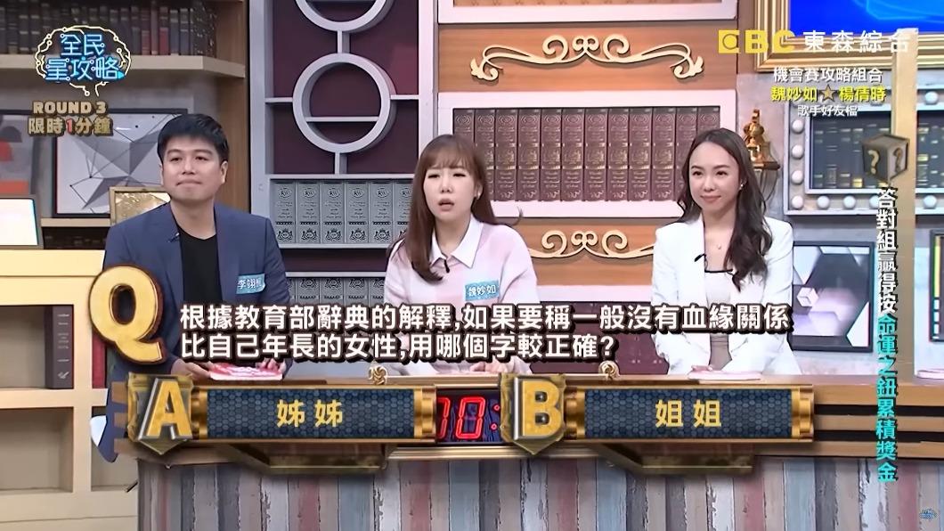 「姊」與「姐」字常通用,但其實是有差別的。(圖/翻攝自《全民星攻略》)