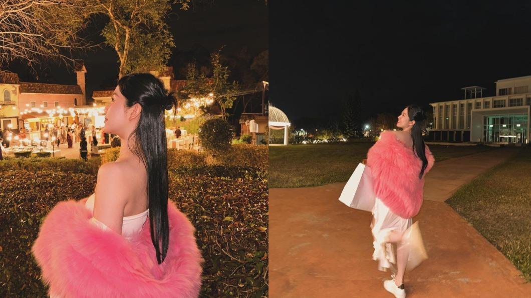 Olivia婚禮穿搭相當亮眼。(圖/翻攝自Olivia IG)