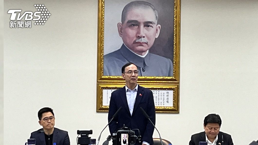 國民黨主席朱立倫。(圖/黃韋銓攝)