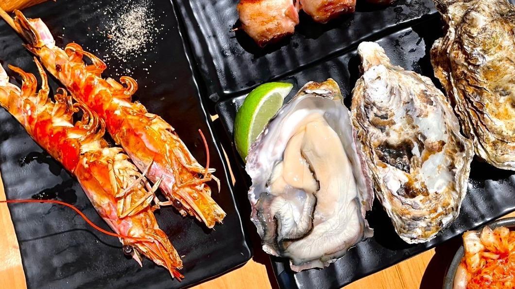 串燒店祭出抗老補血海陸餐。(圖/業者提供)