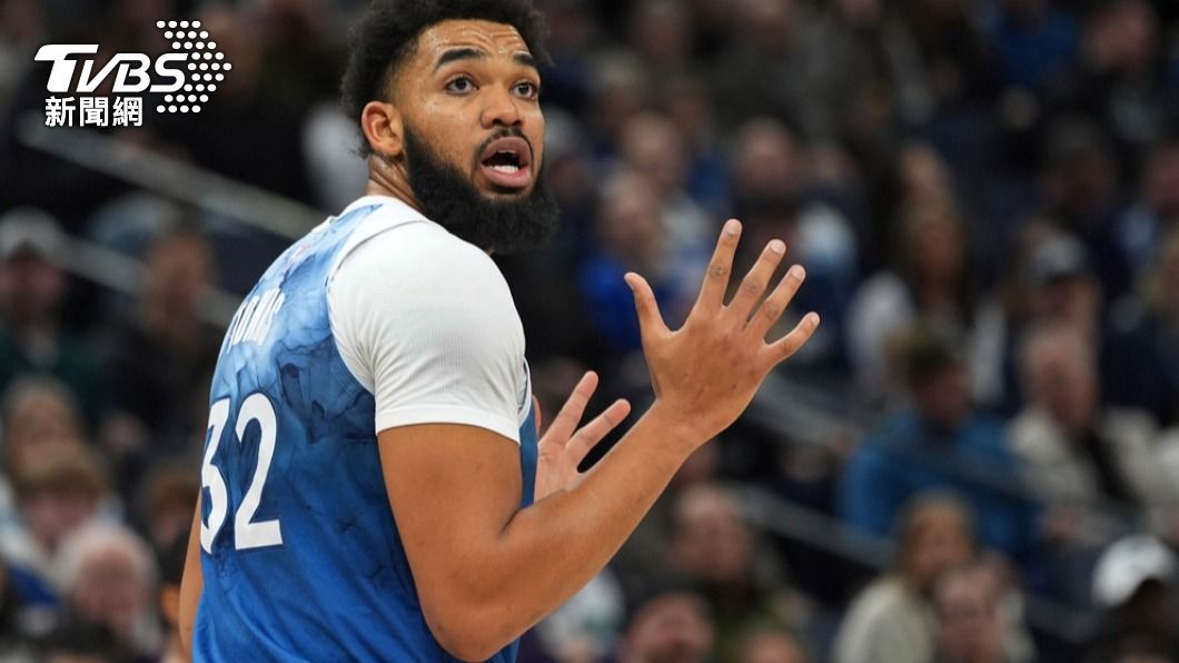 NBA／灰狼內線拉警報！雙塔唐斯「半月板撕裂」　剩餘賽季報銷