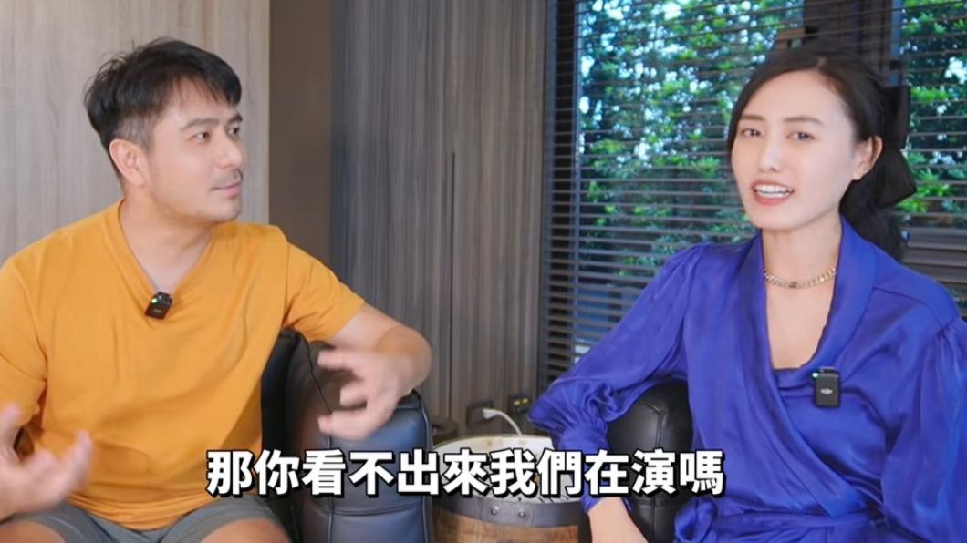 郭彥甫不願再告訴觀眾哪邊好吃好玩,「看不出來我們在演嗎」。(圖/翻攝自郭惠妮YT)