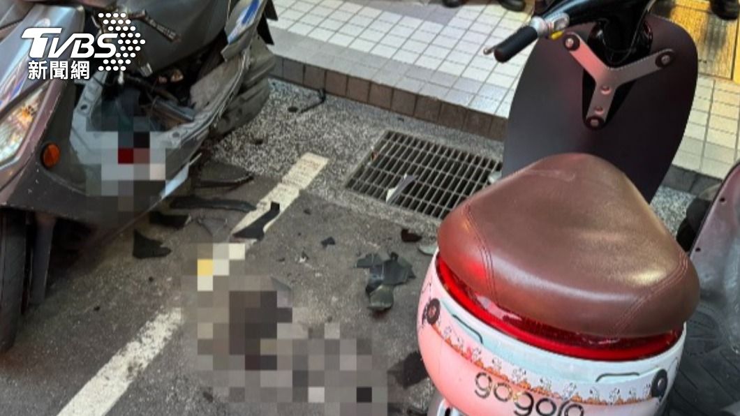 新北少年賭氣從8樓躍下送醫搶救。(圖/TVBS)