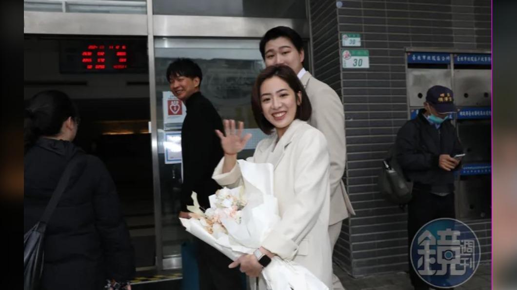 黃瀞瑩今登記結婚。(圖/鏡週刊)