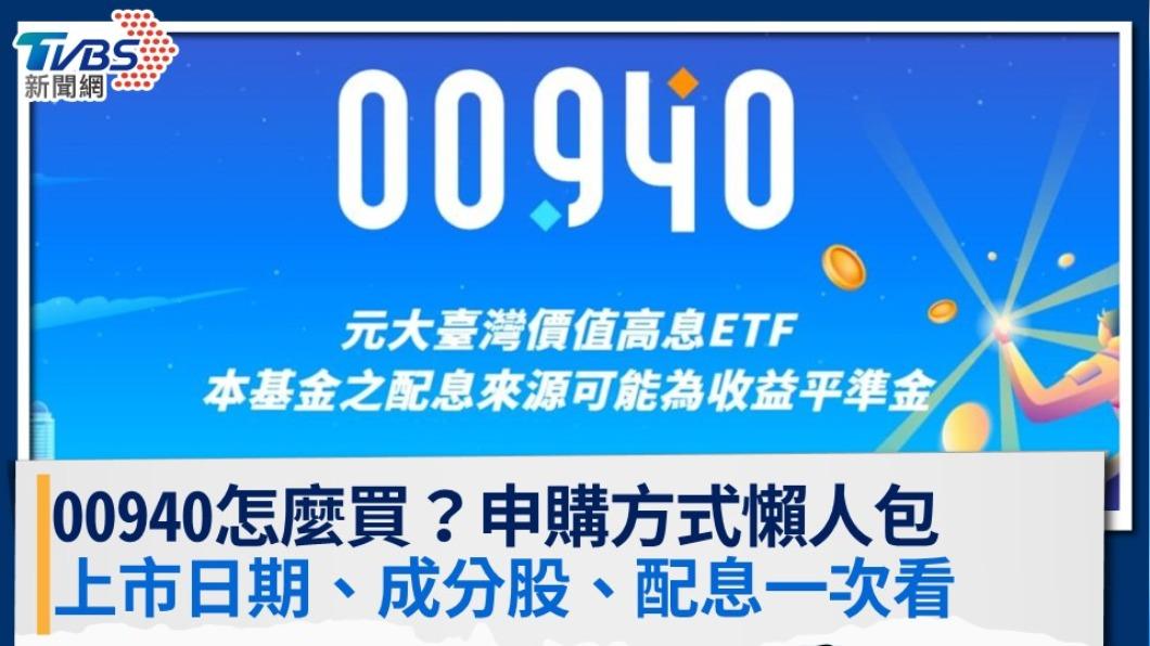 00940怎麼買?申購方式、上市日期、成分股、配息一次看