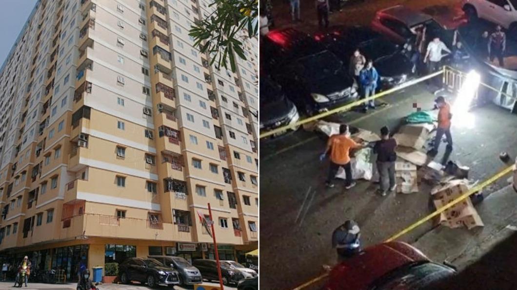 印尼男電梯內親吻妻小　下秒一家4口「雙手綁一起」墜樓慘死