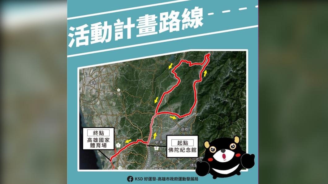 賽事競賽路線。(圖/TVBS)