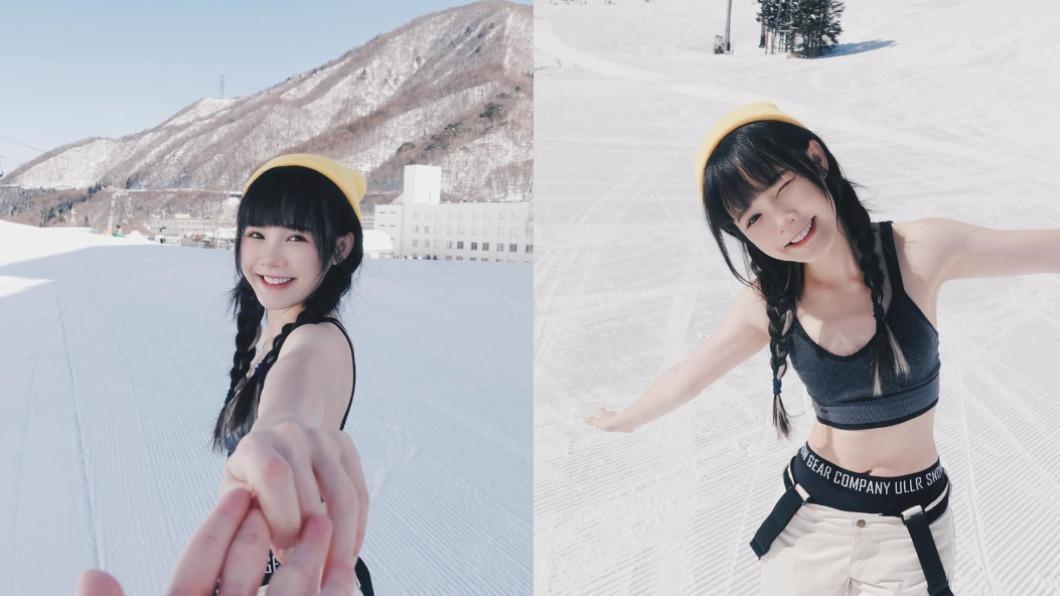 女星曝雪地美照「只穿一件內衣」　驚人川字腹肌見客太性感