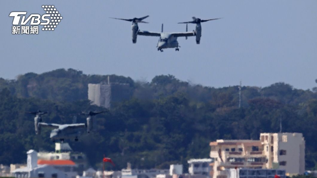 墜機釀8死！駐沖繩美軍魚鷹機復飛　事故細節未公布惹民怨