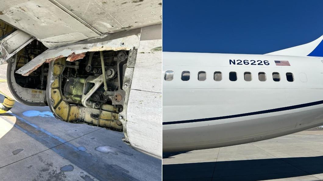 降落才發現出事 美聯合航空客機飛行中「外部面板脫落」