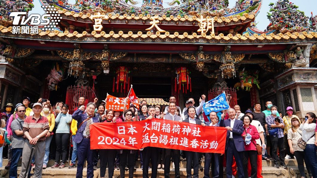 大間天妃媽祖預計在台灣待4天3夜。（圖/TVBS）