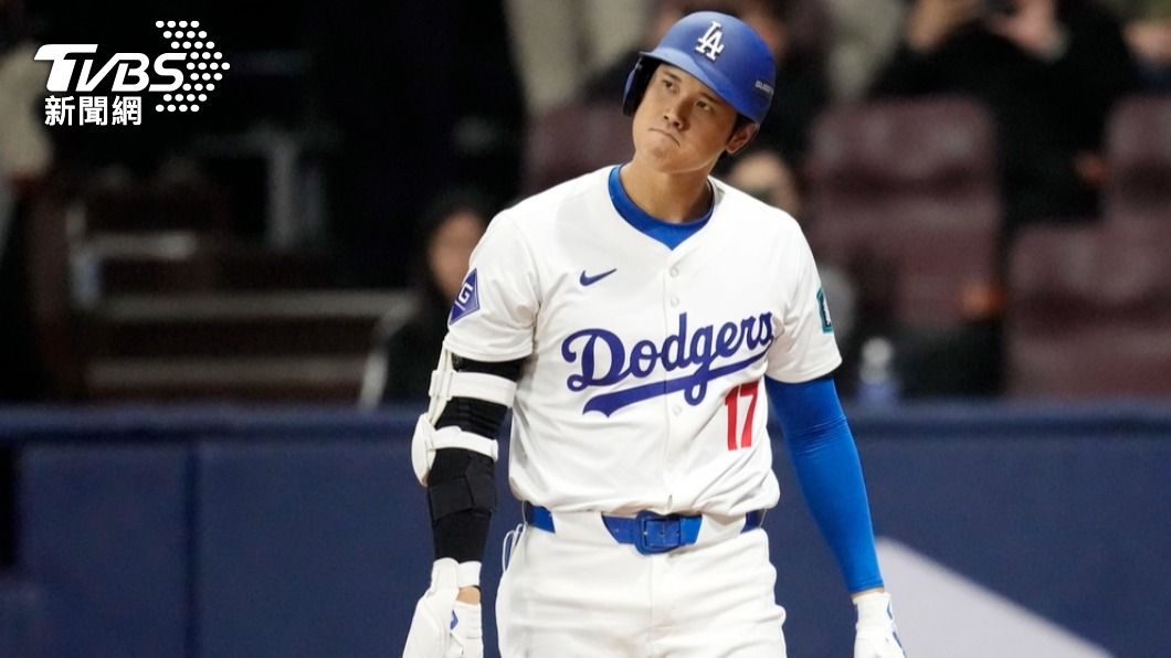 大谷韓國熱身賽首戰連吞2K！全力揮棒仍落空　提早下場露苦笑