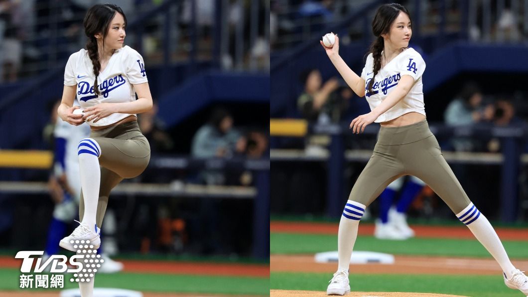 韓影后與大谷「同年同月同日生」 穿內搭褲為道奇開球遭批太暴露