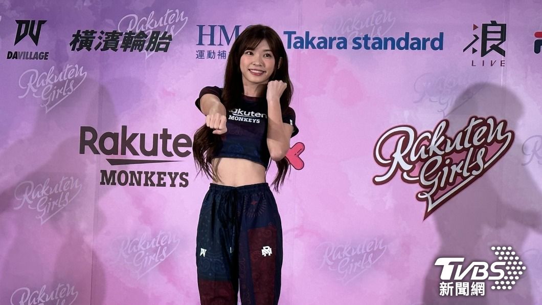樂天女孩成員穎樂。(圖/張良瑜攝)