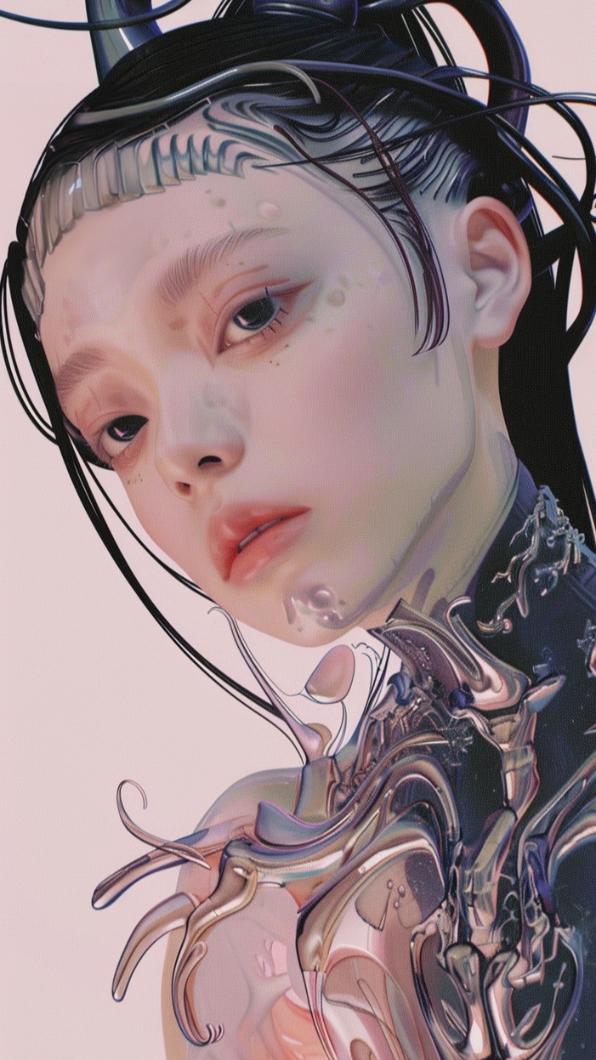 徐若瑄單曲封面用AI製作。(圖/索尼音樂提供)