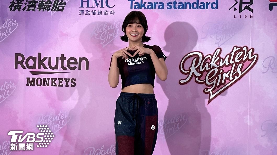 樂天女孩總隊長籃籃。(圖/張良瑜攝)