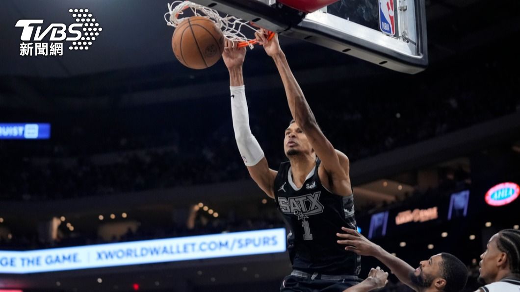 NBA/新人王穩了!文班亞馬「鬼神數據」撕破籃網 再創歷史新猷
