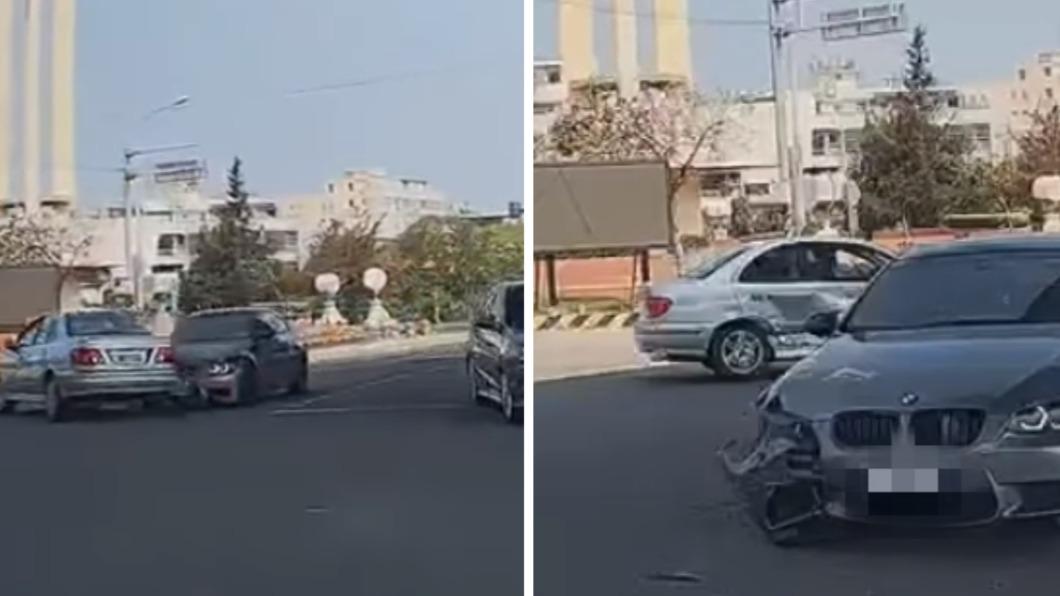 闖紅燈撞爆車頭逃逸!BMW男被傳喚 稱「先去看廟會」