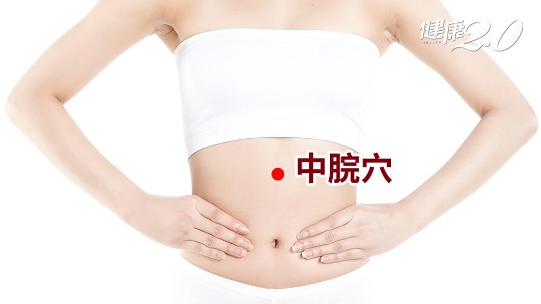 中脘穴位置。(示意圖/健康2.0 )