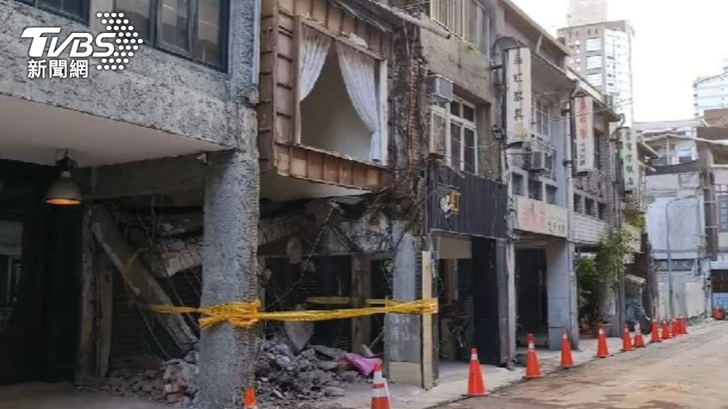 大安區50年老屋坍塌!鄰居「以為地震」 曝恐又是工地施工釀禍