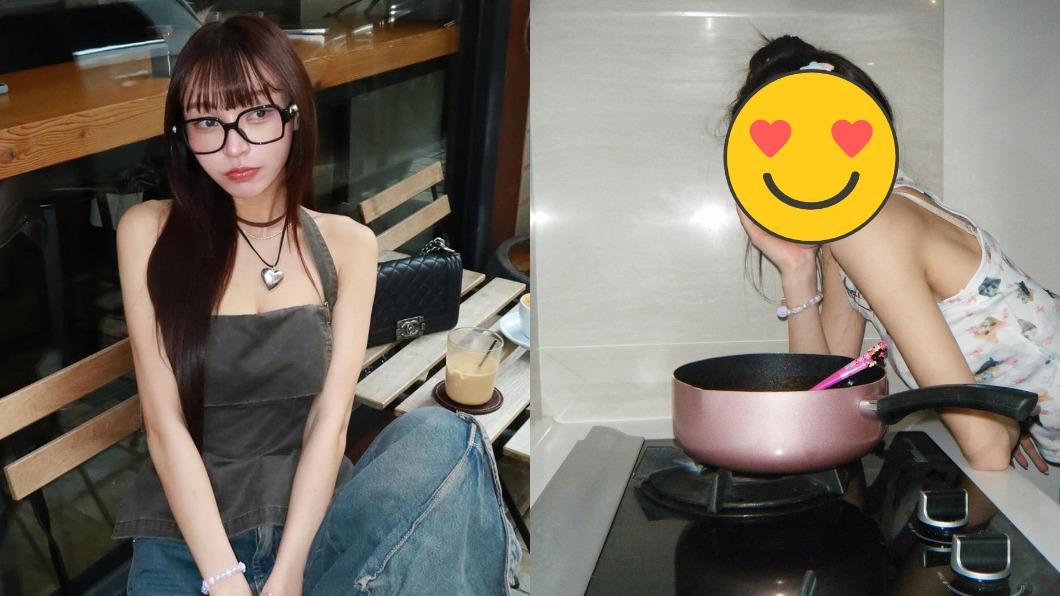 林襄化身可愛廚娘!自爆「素顏睡衣照」 萬人看暈:一樣是女神
