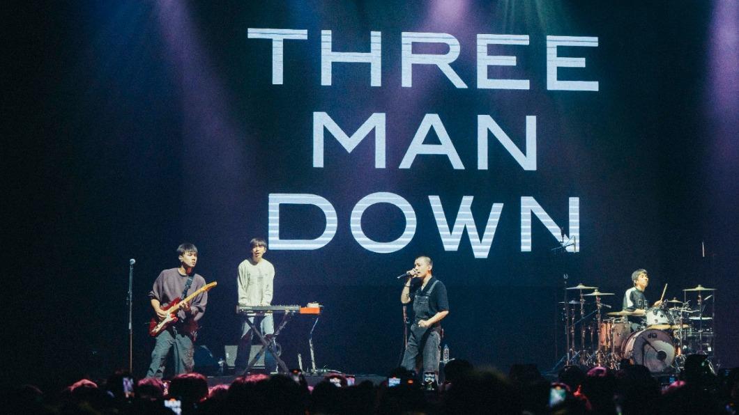 「Three Man Down」首度來台演出,對於台灣歌迷的熱情驚喜不已。(圖/浮現Emerge Live提供)