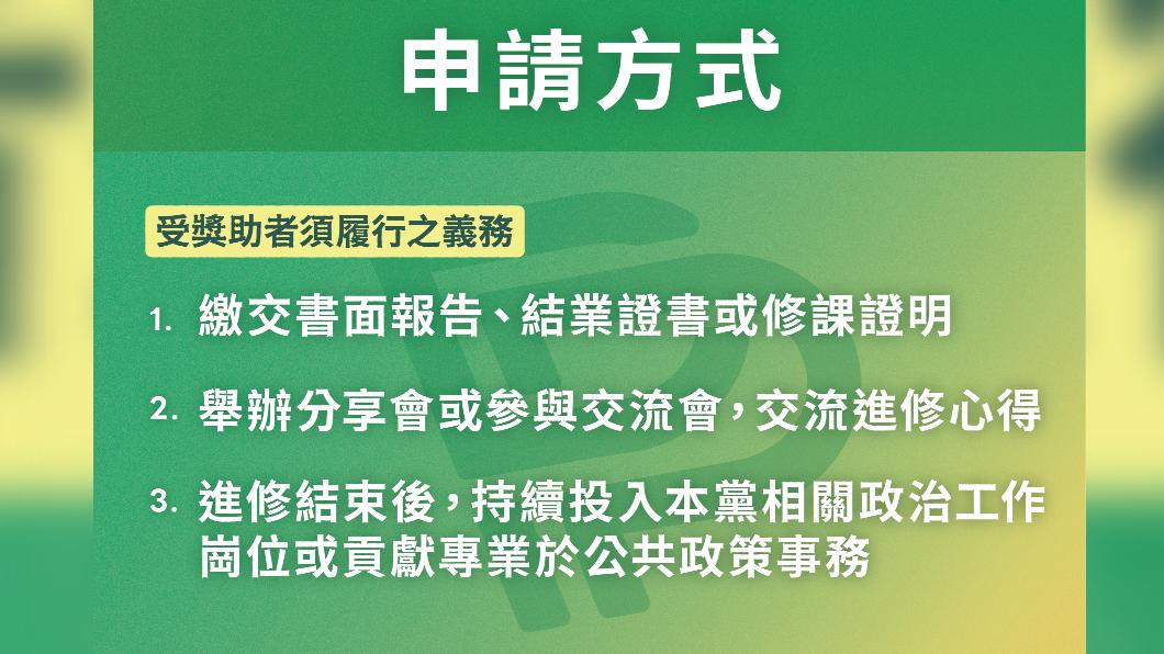 民進黨公布申請方式。(圖/民進黨提供)