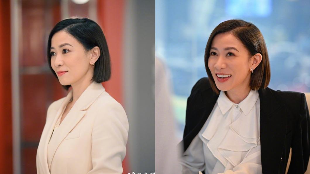 佘詩曼去年憑藉《新聞女王》再攀事業高峰。(圖/翻攝自佘詩曼微博)