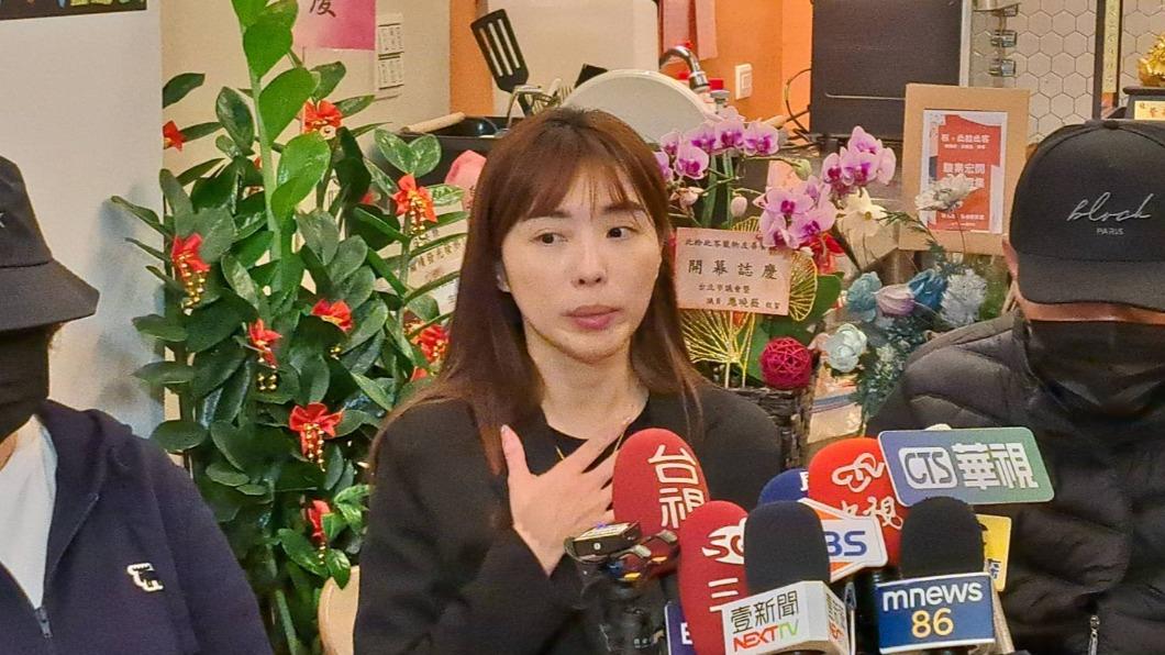 夏乙薇今開記者會。（圖／黃盈容攝）