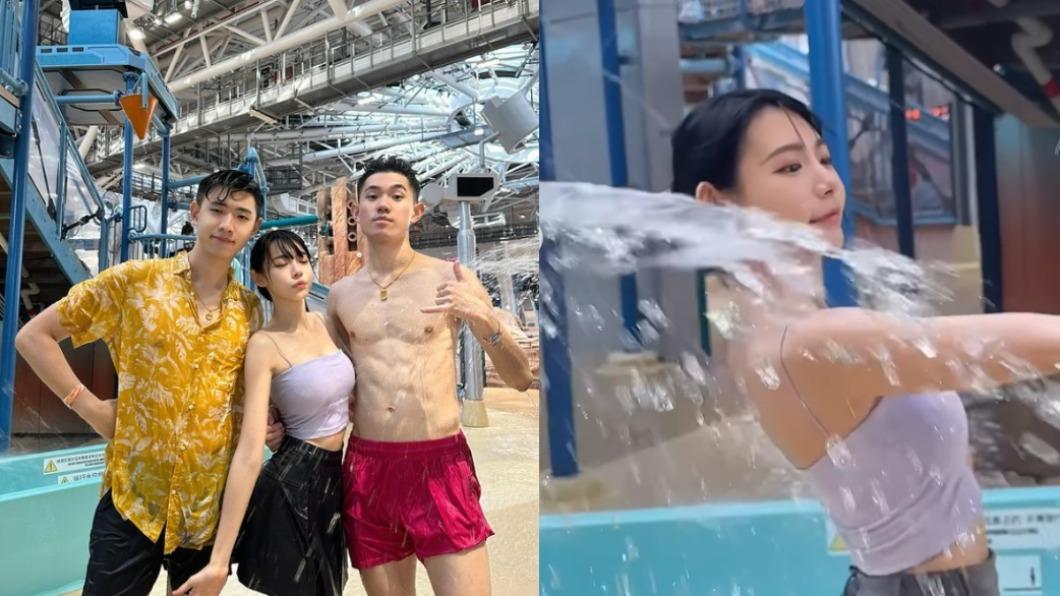 林明禎曬出一些列過年期間與家人外出旅遊的照片。(圖/翻攝自IG)