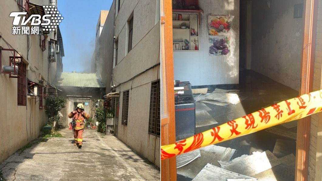 快訊/淡水民宅火警!臥室床鋪疑遭縱火 7旬翁全身燒燙傷送醫